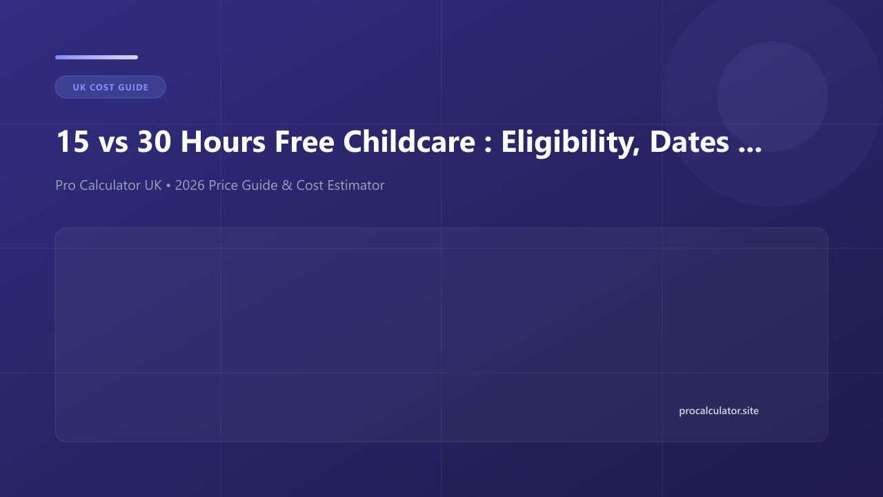 Children engaging in nursery learning activities under UK 30 hours free childcare scheme
